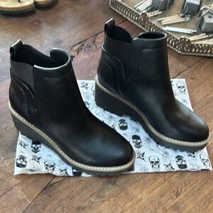 DV by Dolce Vita Black Chelsea Ankle Boots